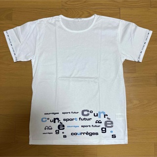 クレージュスポーツ courreges ロゴ入りTシャツ 9 ホワイト 白