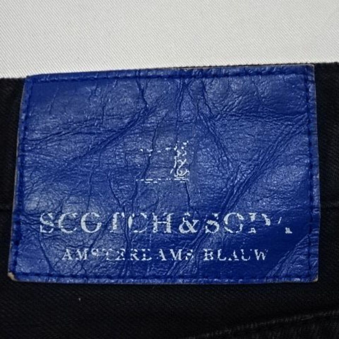 SCOTCH & SODA(スコッチアンドソーダ)のスコッチ&ソーダ☆RALSTON☆黒スリムフィット☆29☆ウェスト約81cm メンズのパンツ(デニム/ジーンズ)の商品写真