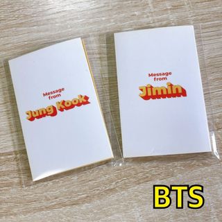 BTS Butter バター サイン入り カード 2枚セット グク ジミン(アイドルグッズ)
