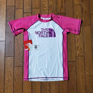 THE NORTH FACE - ザノースフェイス◎半袖ラッシュガードピンク◎150cm