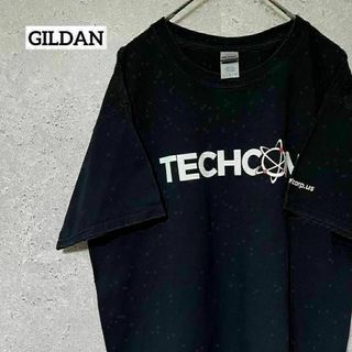 GILDAN ギルダン Tシャツ 半袖 企業 ロゴ オシャレ L(Tシャツ/カットソー(半袖/袖なし))