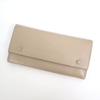 セリーヌ(celine)の【CELINE】セリーヌ ラージフラップ・マルチファンクション 長財布 ベージュ×レッド 101673/br3613ik(財布)