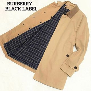 バーバリーブラックレーベル(BURBERRY BLACK LABEL)のバーバリーブラックレーベル　ステンカラーコート　ベージュ　サイズL　ライナー付(ステンカラーコート)