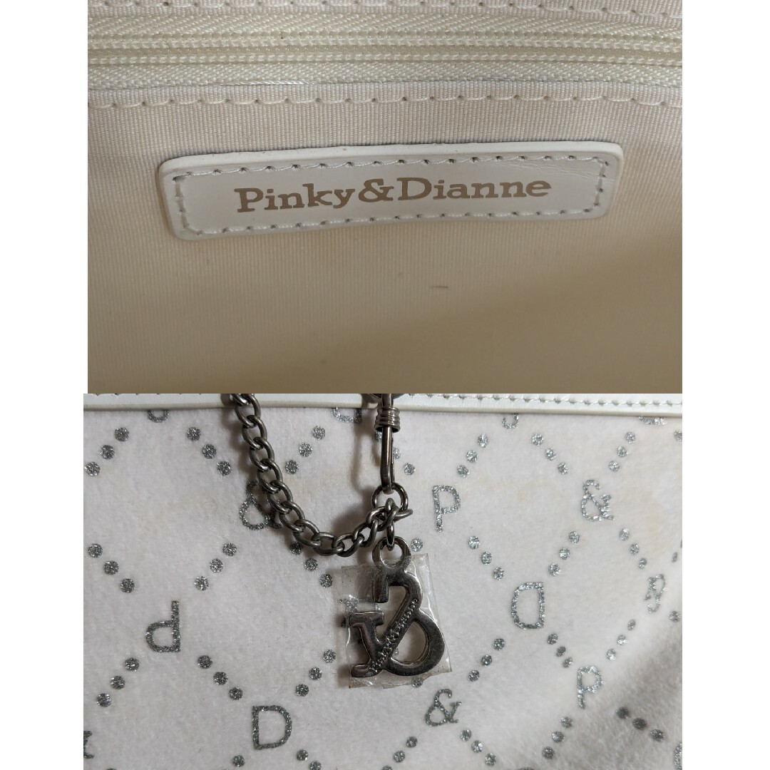 Pinky&Dianne(ピンキーアンドダイアン)のPinky&Dianne　ハンドバッグ　ピンキー　仕事　ホワイト　大きいバッグ レディースのバッグ(ハンドバッグ)の商品写真