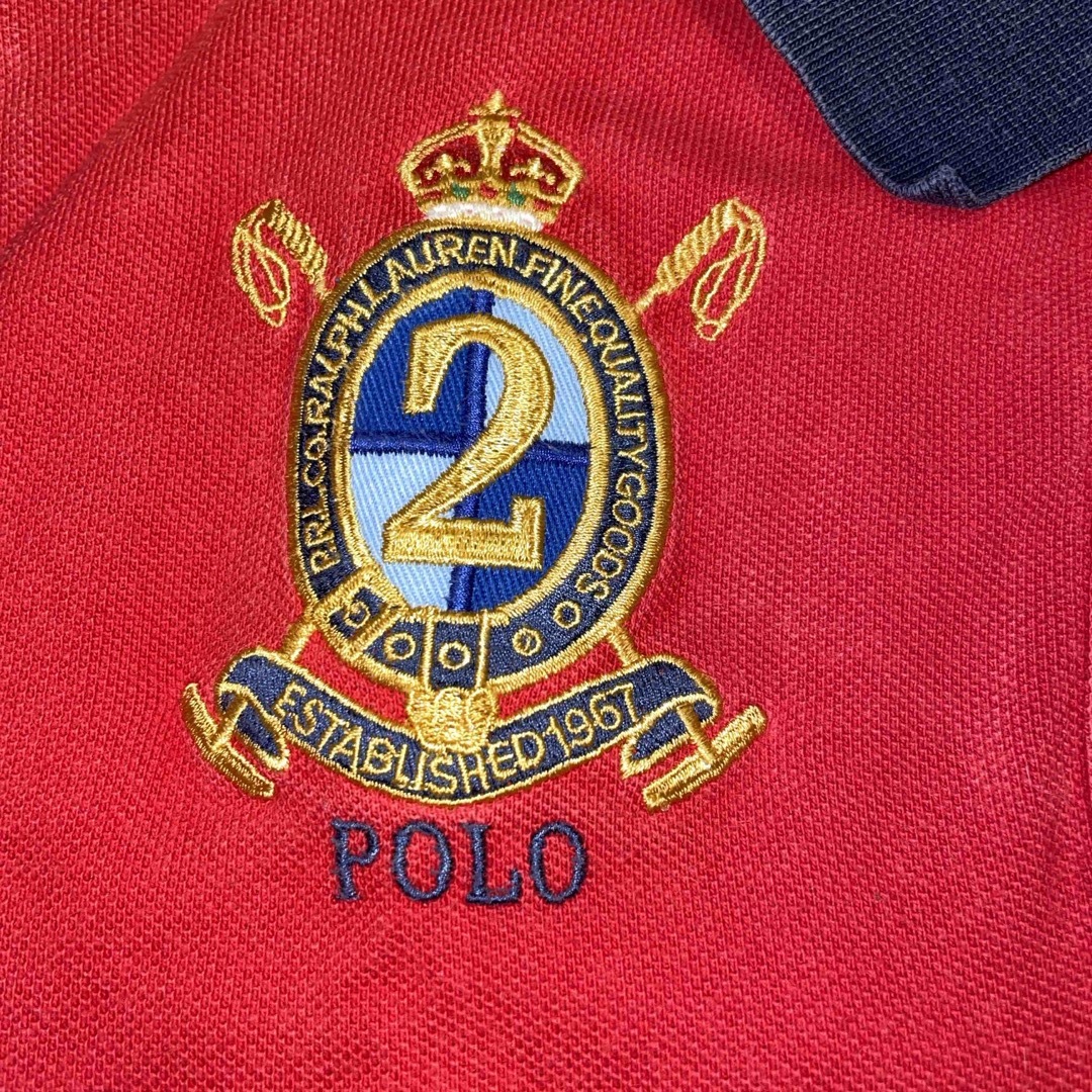 POLO RALPH LAUREN(ポロラルフローレン)のラルフローレン  RALPH LAUREN エンブレム ビックポニー ポロシャツ キッズ/ベビー/マタニティのキッズ服男の子用(90cm~)(Tシャツ/カットソー)の商品写真