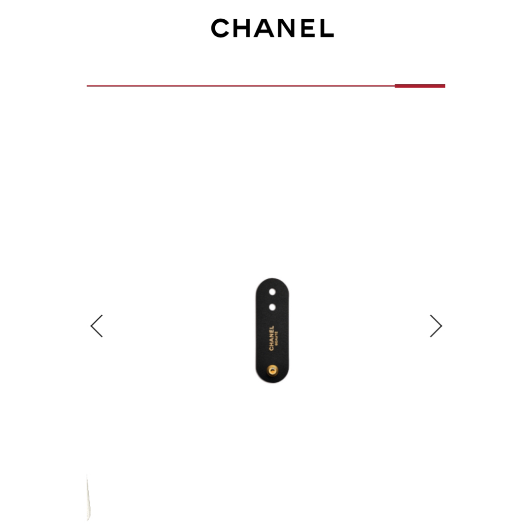 CHANEL(シャネル)のCHANELシャネル　ノベルティ　ケーブルホルダー スマホ/家電/カメラのスマホアクセサリー(その他)の商品写真