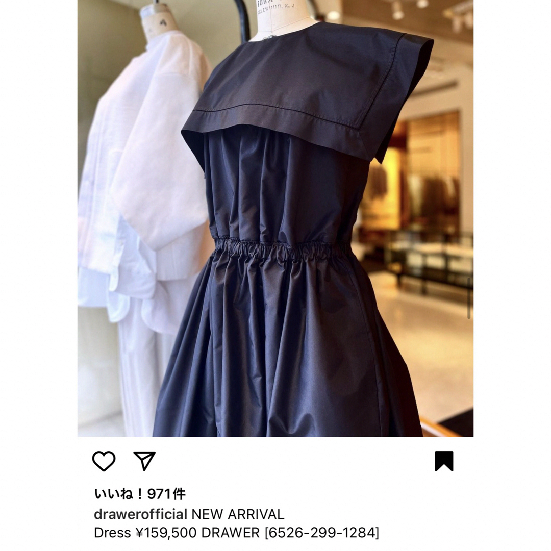 3/31まで ドゥロワー セーラーカラー ワンピース ドレス blamin k 3/31まで ドゥロワー セーラーカラー ワンピース ドレス blamin k