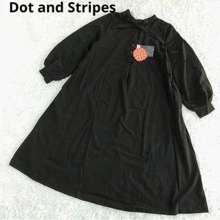 Dot&Stripes CHILDWOMAN - 【新品タグ付き】ドットアンドストライプス　child woman　ワンピース　黒