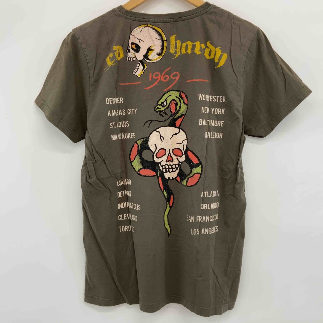 Ed Hardy(エドハーディー)のEd Hardy エドハーディ プリント メンズ Tシャツ（半袖） メンズのトップス(Tシャツ/カットソー(半袖/袖なし))の商品写真