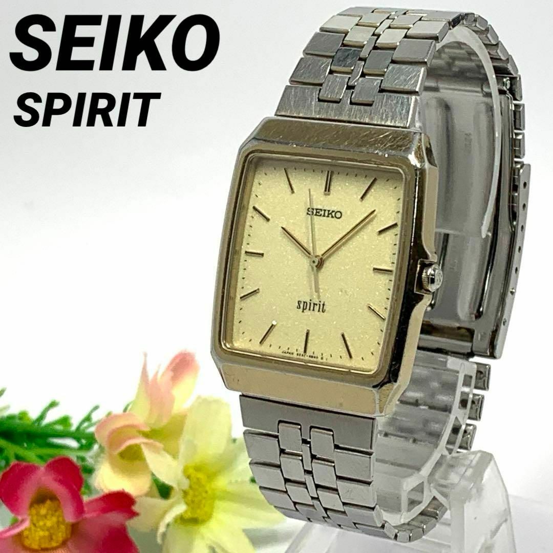 SEIKO(セイコー)の127 SEIKO SPIRIT セイコー メンズ 腕時計 ビンテージ ゴールド メンズの時計(腕時計(アナログ))の商品写真