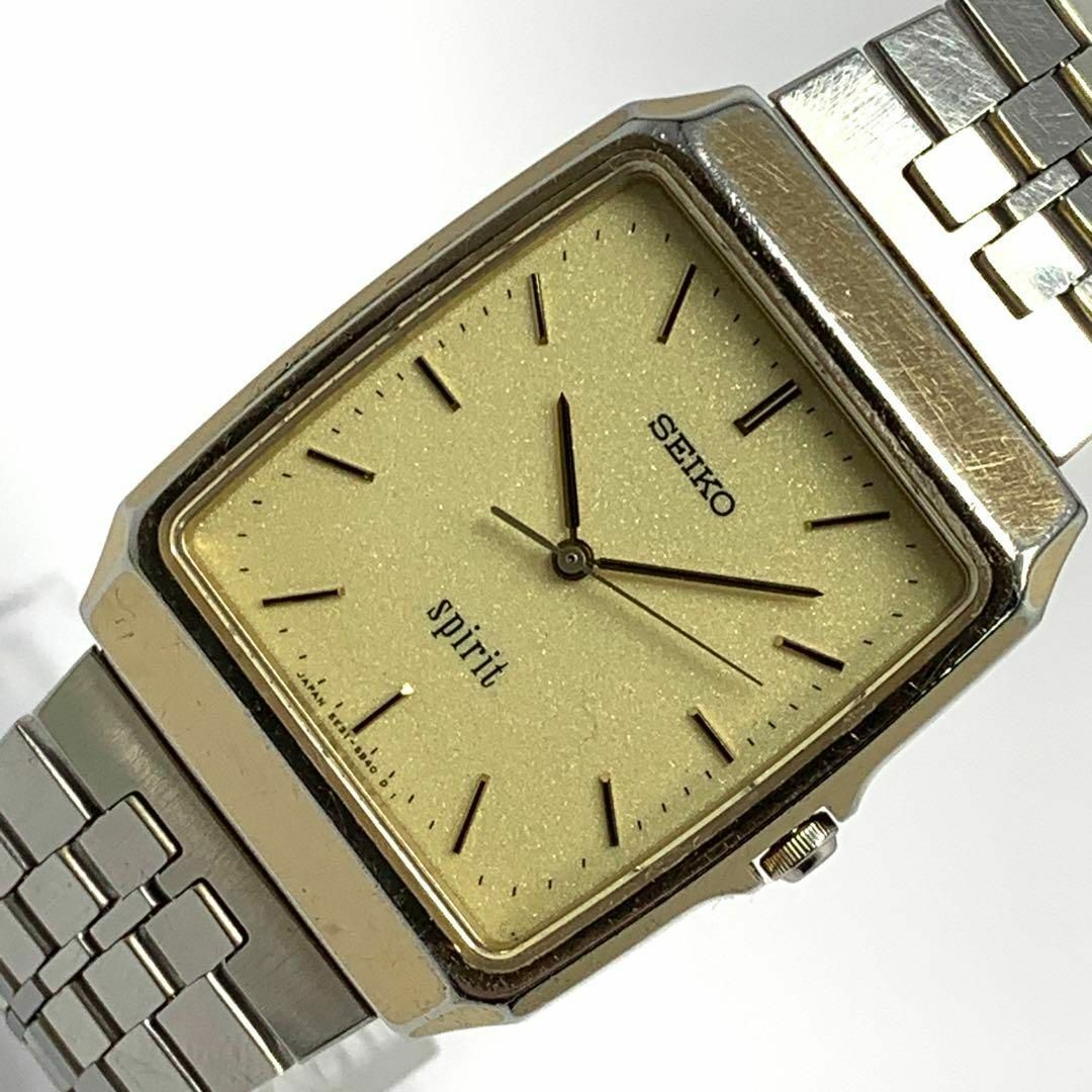 SEIKO(セイコー)の127 SEIKO SPIRIT セイコー メンズ 腕時計 ビンテージ ゴールド メンズの時計(腕時計(アナログ))の商品写真