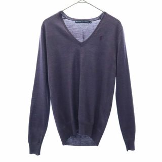うのにもお得な ゆ11☆① RALPH セーター ニット 長袖 パープル うのにもお得な ゆ11☆① RALPH セーター ニット 長袖 パープル