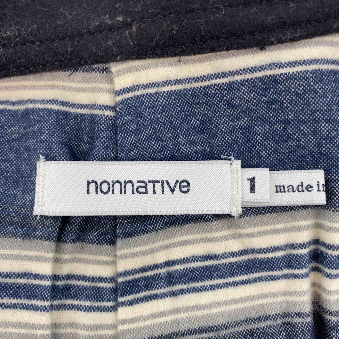 nonnative(ノンネイティブ)のnonnative ノンネイティブ  黒　ブラック　無地　スタンドカラー　ブルゾン　日本製 メンズのジャケット/アウター(ブルゾン)の商品写真