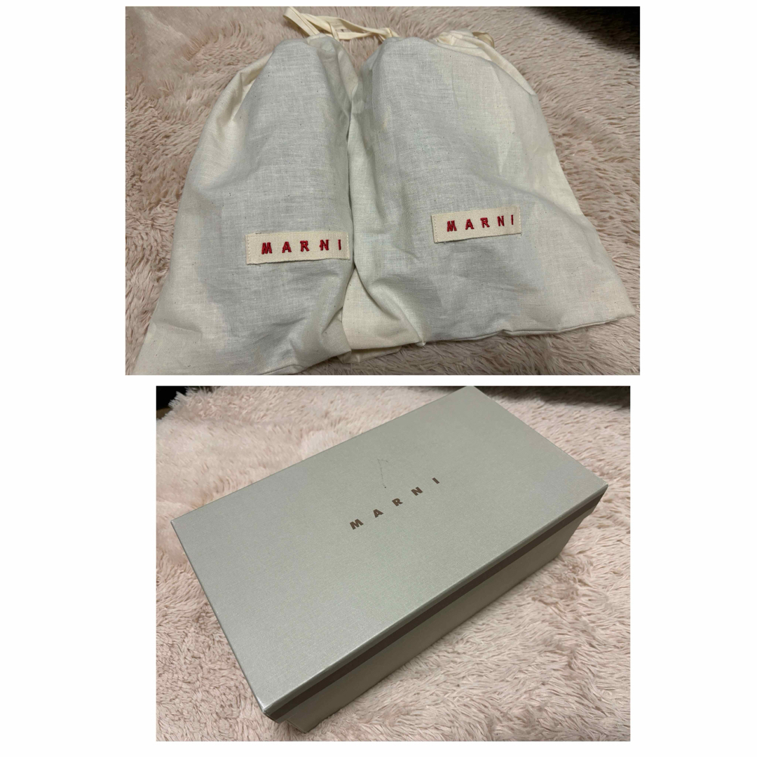 MARNI フスベット クロスベルトサンダル 38 MARNI フスベット クロスベルトサンダル 38