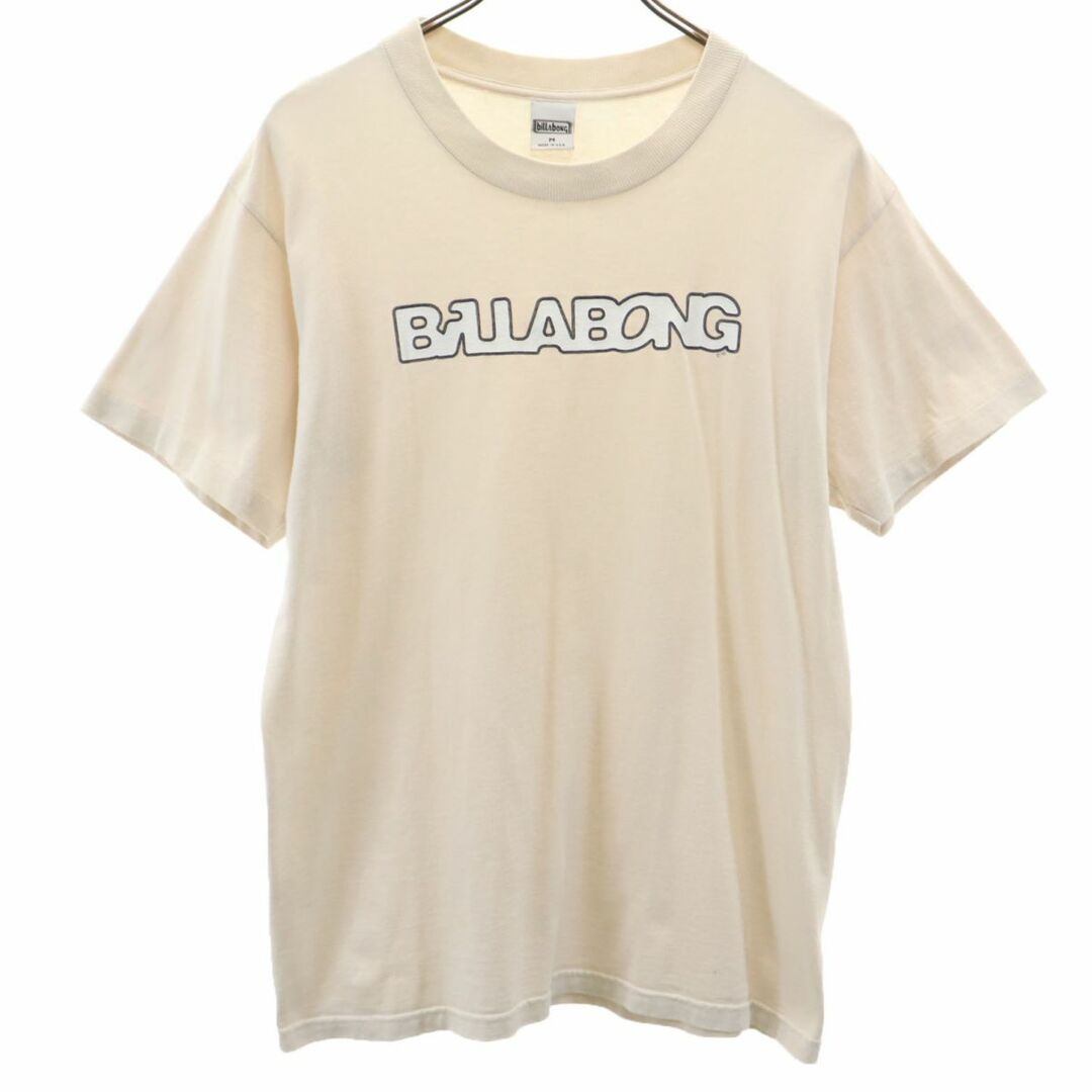 billabong(ビラボン)のビラボン 90s USA製 オールド 半袖 Tシャツ M ベージュ BILLABONG メンズ 古着 【240318】 メール便可 メンズのトップス(Tシャツ/カットソー(半袖/袖なし))の商品写真