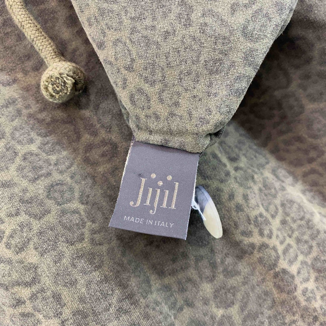 Jijil ジジル メンズ パーカージャケット フードモッズコートヴィンテージ加工 カーキー イタリア製 メンズのジャケット/アウター(モッズコート)の商品写真