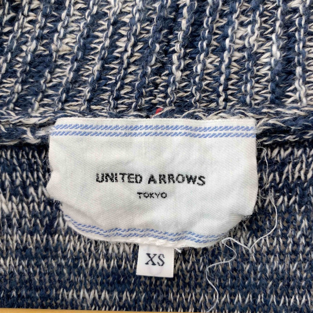 UNITED ARROWS(ユナイテッドアローズ)のUNITED ARROWS ユナイテッドアローズ レディース カーディガン ミックス ブルー×ホワイト レディースのトップス(カーディガン)の商品写真