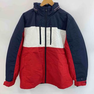 トミーヒルフィガー(TOMMY HILFIGER)のTOMMY HILFIGER トミーヒルフィガー ダウン85％　定番カラー　赤×白×紺　サイズXL(ダウンジャケット)