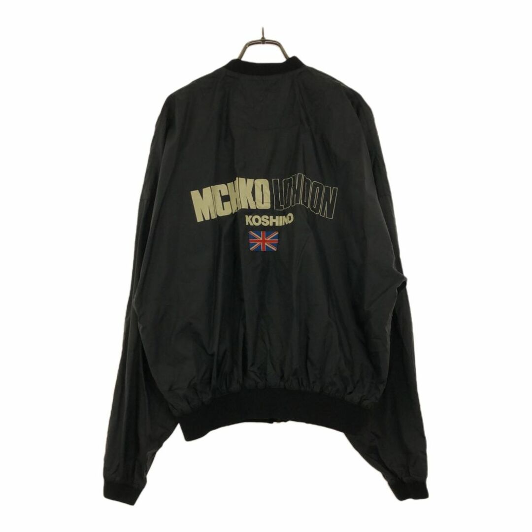 MICHIKO LONDON(ミチコロンドン)のミチコロンドン バックプリント 長袖 ブルゾン ブラック系 MICHIKO LONDON KOSHINO メンズ 古着 【240318】 メンズのジャケット/アウター(ブルゾン)の商品写真