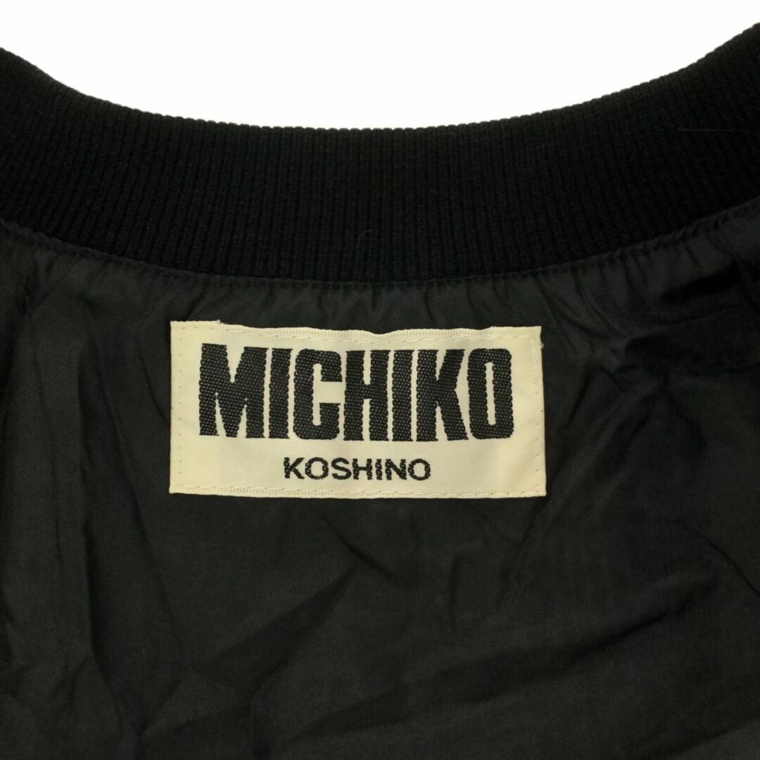 MICHIKO LONDON(ミチコロンドン)のミチコロンドン バックプリント 長袖 ブルゾン ブラック系 MICHIKO LONDON KOSHINO メンズ 古着 【240318】 メンズのジャケット/アウター(ブルゾン)の商品写真