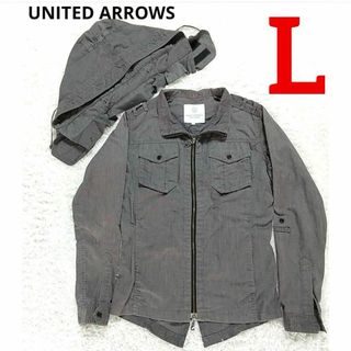 ユナイテッドアローズ(UNITED ARROWS)のUNITED ARROWS　2WAY　ダブルジップブルゾン　ジャケット　フード付(ミリタリージャケット)