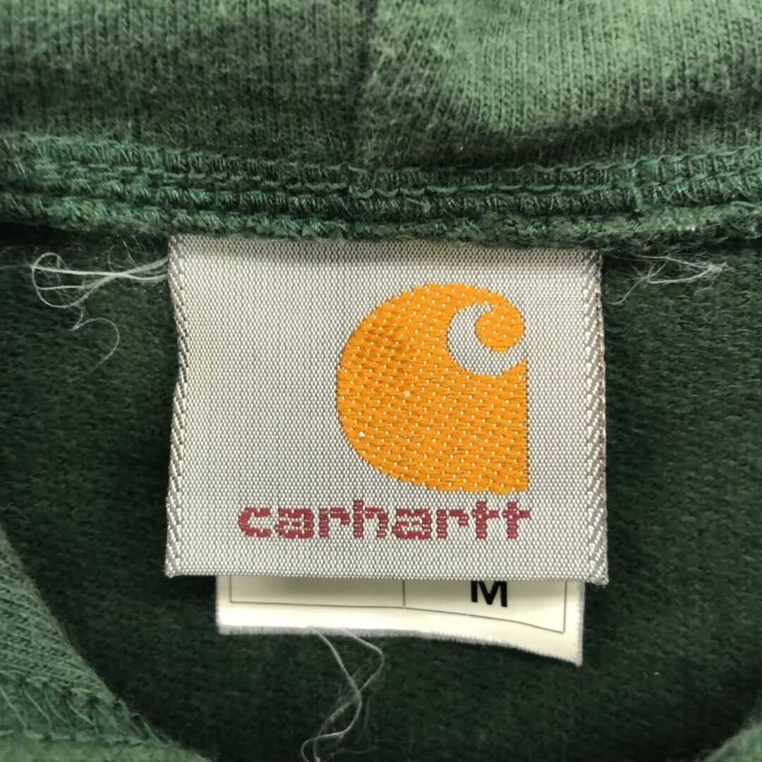 carhartt(カーハート)のカーハート 長袖 パーカー M グリーン系 Carhartt レディース 古着 【240318】 レディースのトップス(パーカー)の商品写真