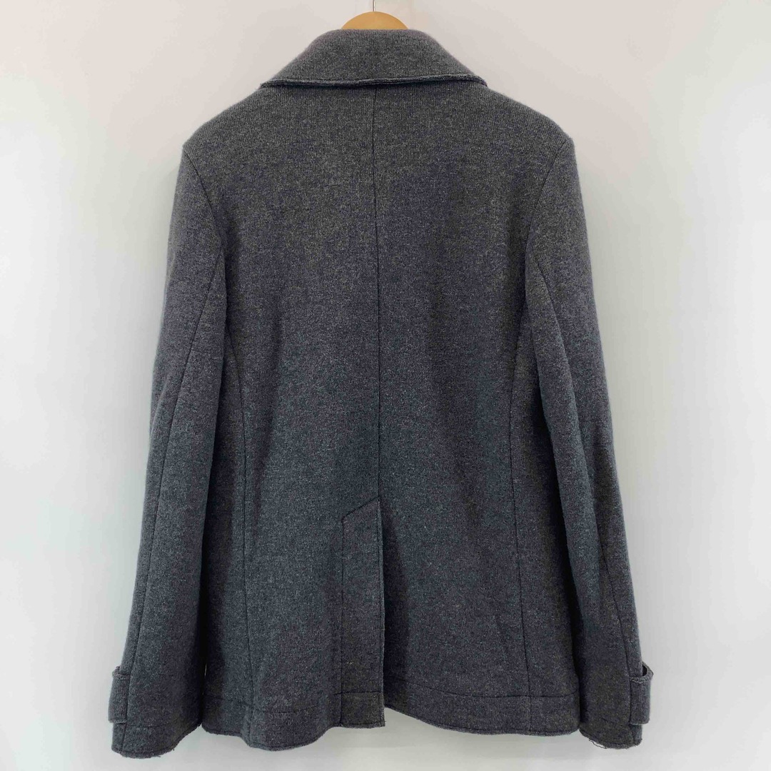 DAGGS メンズコート　サイズXL　　イタリア製 　グレー　灰色　ニット生地　ピーコート メンズのジャケット/アウター(ピーコート)の商品写真