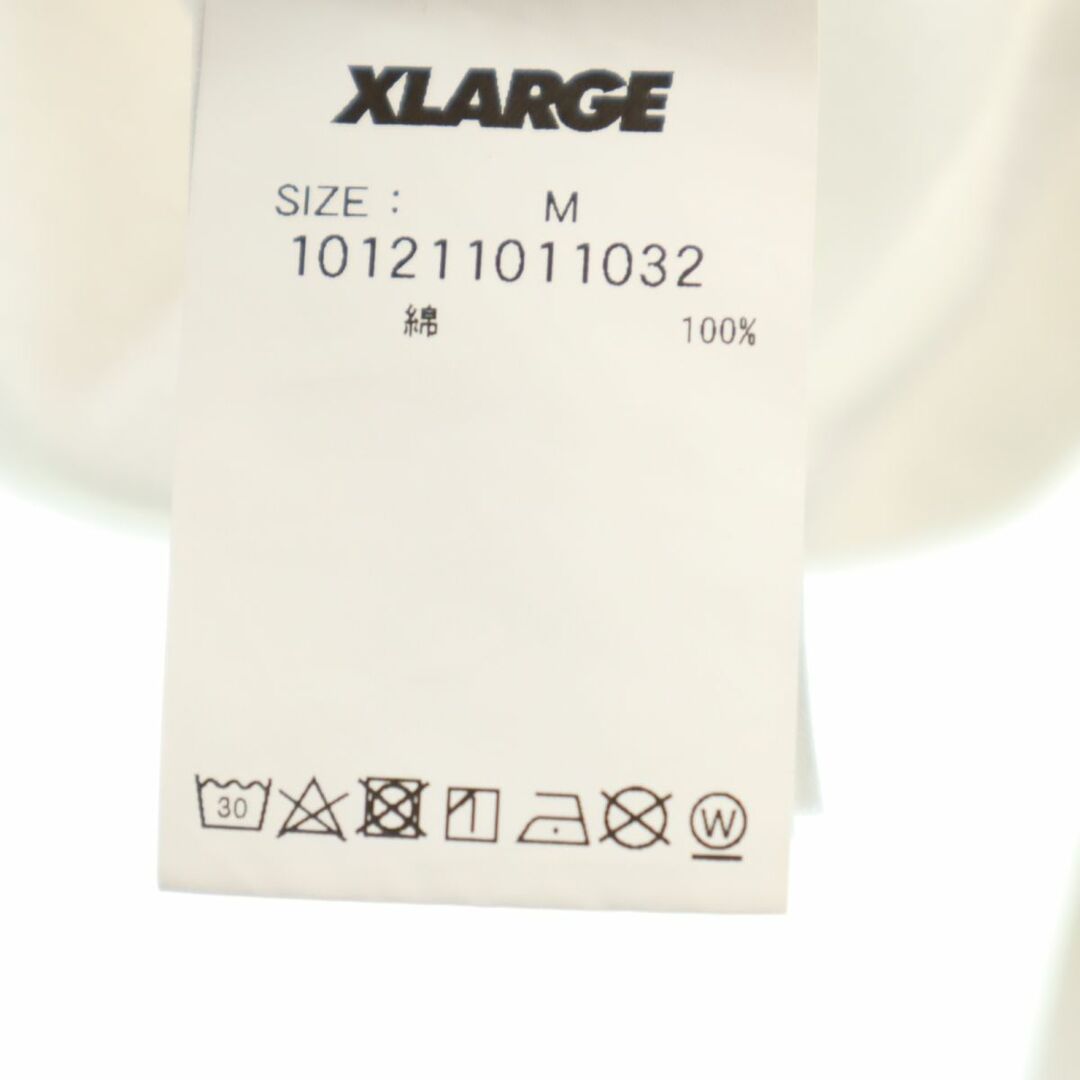 XLARGE(エクストララージ)のエクストララージ プリント 長袖 Tシャツ M ホワイト XLARGE ロンT メンズ 古着 【240318】 メンズのトップス(Tシャツ/カットソー(七分/長袖))の商品写真