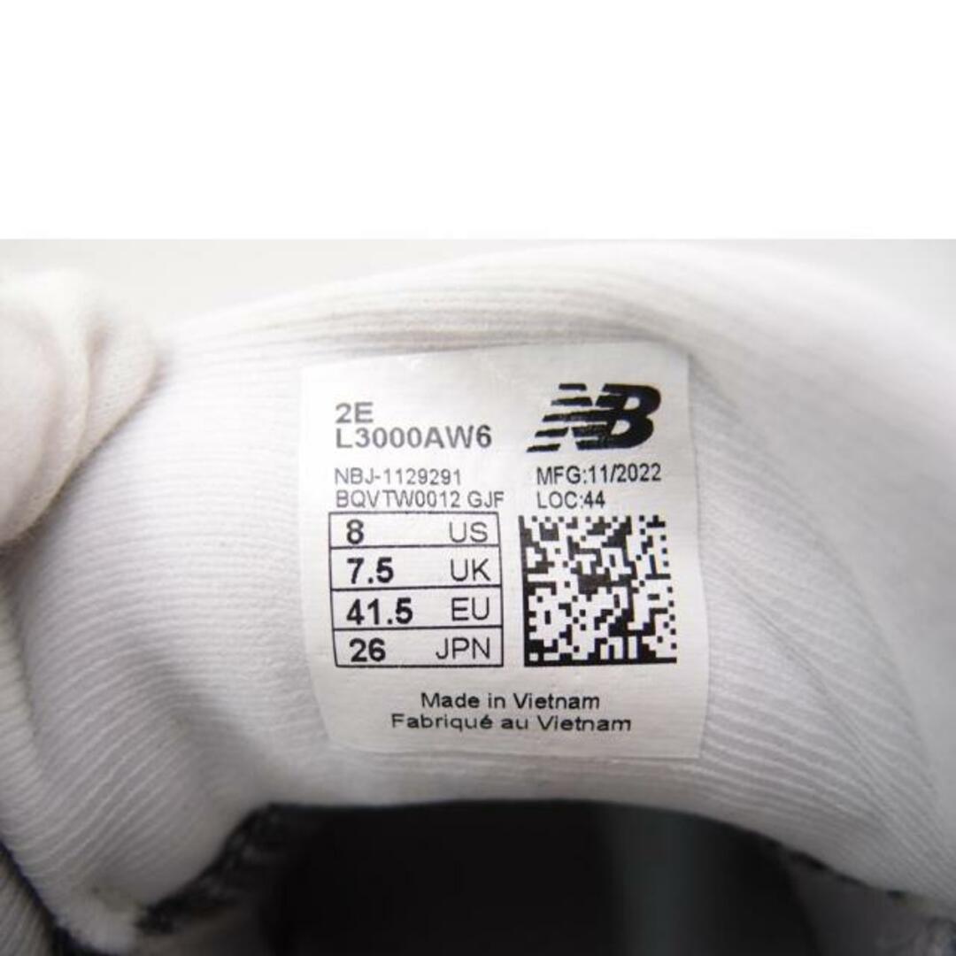 <br>New Balance ニューバランス 野球 スパイク 金具/野球シューズ/ホワイト/L3000AW6/NBJ-1129291/スポーツ用品/SAランク/69【中古】 スポーツ/アウトドアの野球(シューズ)の商品写真