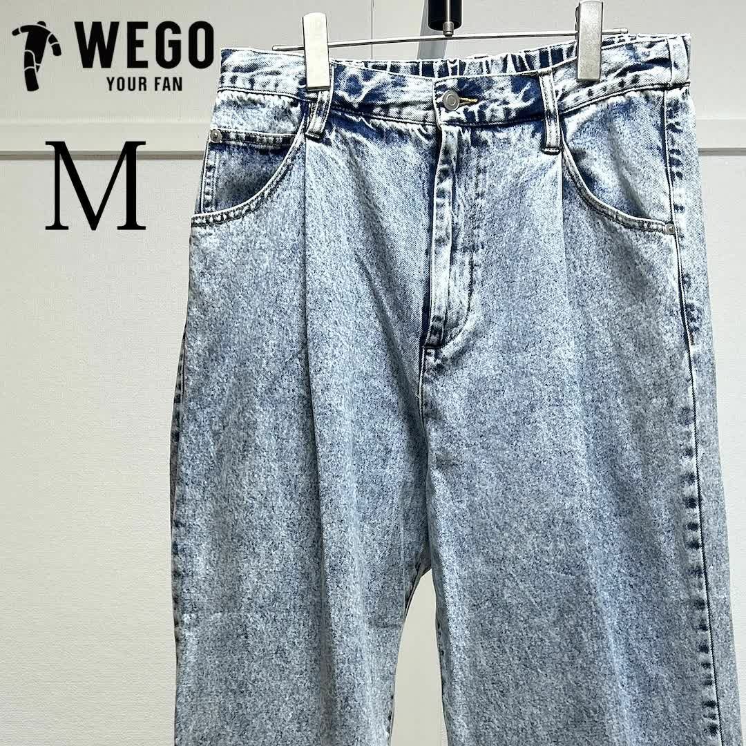 WEGO(ウィゴー)のWEGOウィゴー/ワイドタックデニムWIDE DENIM SLACKS/M メンズのパンツ(デニム/ジーンズ)の商品写真