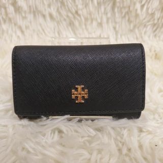 トリーバーチ(Tory Burch)の美品 Tory Burch Tory Burch キーケース レザー 6連 黒(キーケース)