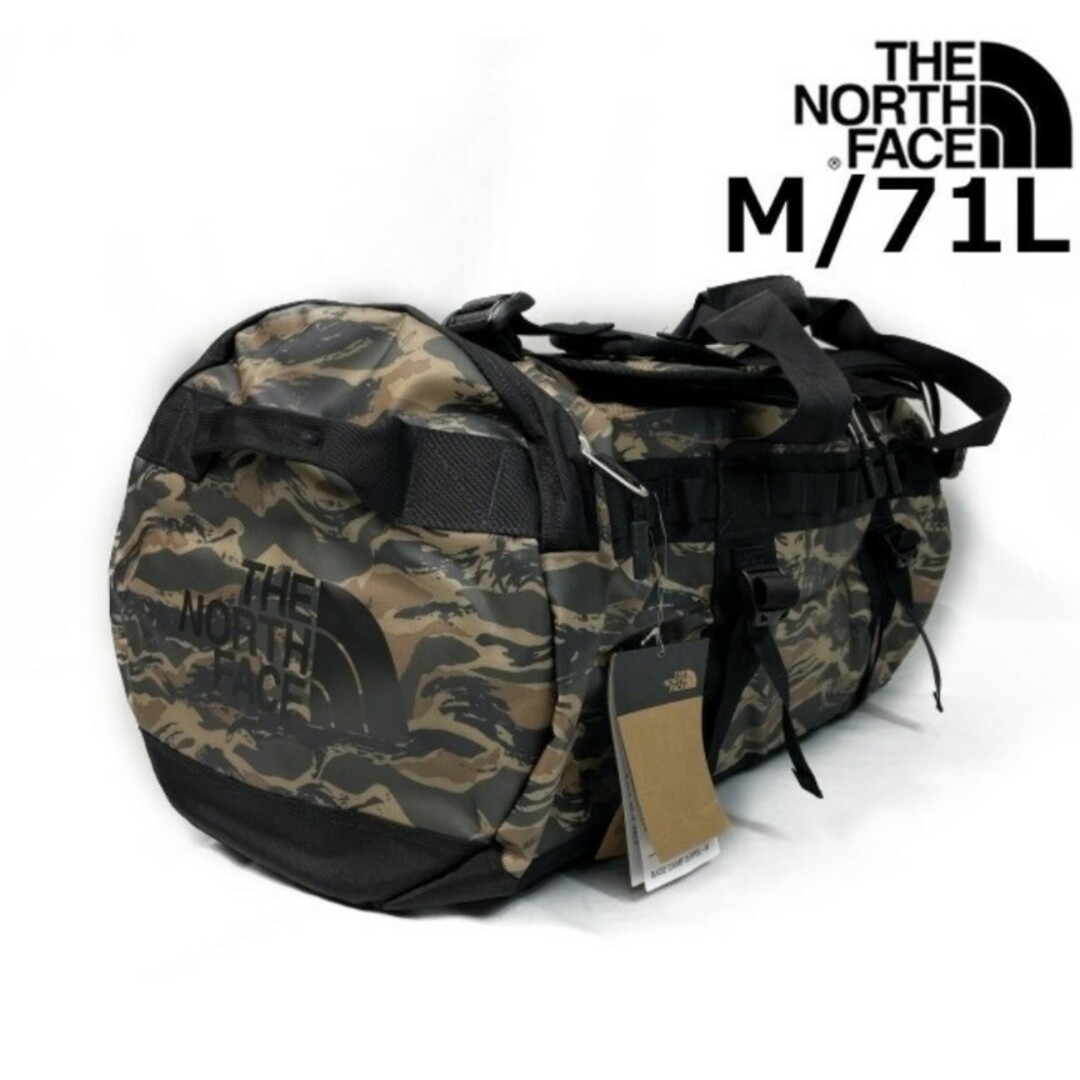 THE NORTH FACE(ザノースフェイス)の126【希少カラー】ノースフェイス ボストンバック (M/71L)茶 迷彩 メンズのバッグ(ボストンバッグ)の商品写真