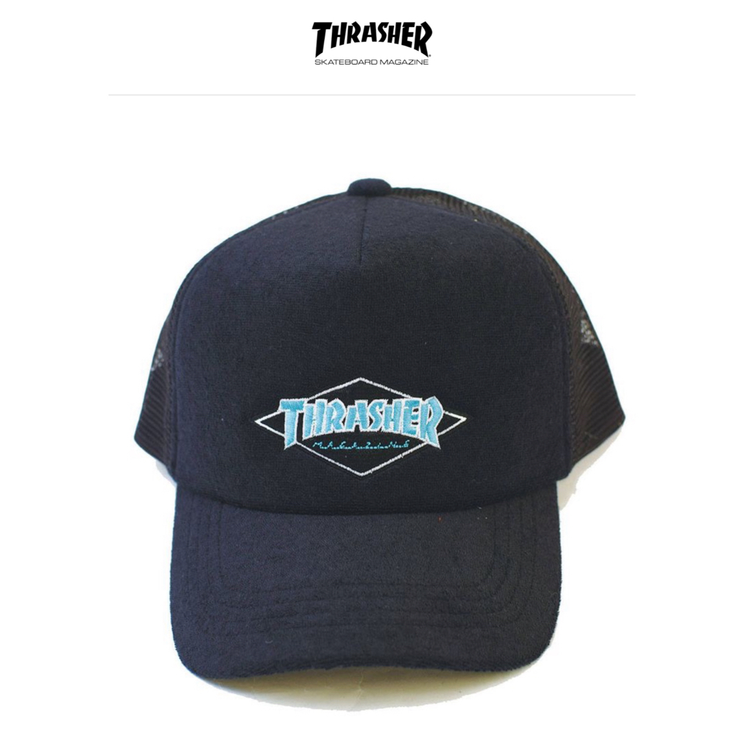 THRASHER(スラッシャー)の【新品】THRASHER  DIAMOND LOGO パイル　メッシュキャップ メンズの帽子(キャップ)の商品写真