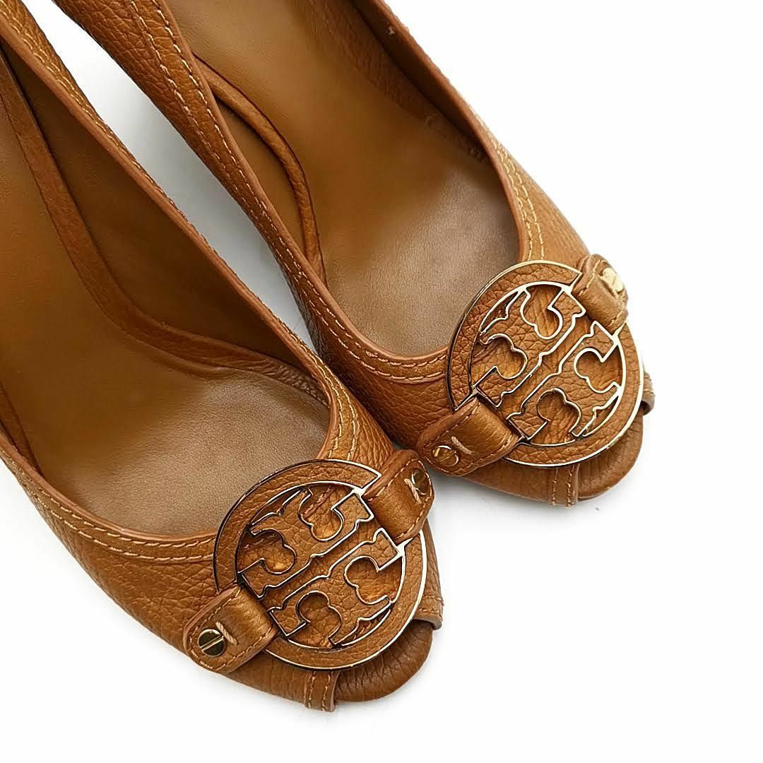 Tory Burch(トリーバーチ)の美品 トリーバーチ パンプス ウェッジソール レザー 03-24031301 レディースの靴/シューズ(ハイヒール/パンプス)の商品写真