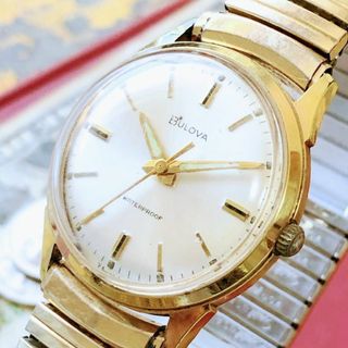 ブローバ(Bulova)の#2978【渋くてお洒落】メンズ 腕時計 ブローバ 動作品 アンティーク 手巻き(腕時計(アナログ))