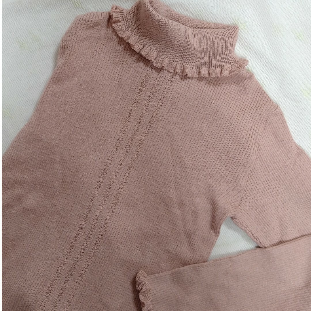 Souris(スーリー)のスーリー　タートル　ニット　130 キッズ/ベビー/マタニティのキッズ服女の子用(90cm~)(ニット)の商品写真