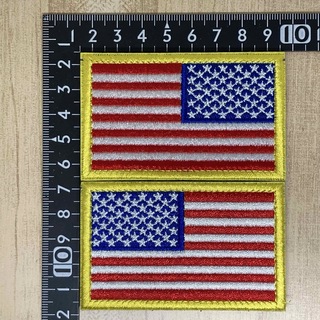 国旗 USA アメリカ  ★2枚セット★星条旗 U.S.ARMY(個人装備)
