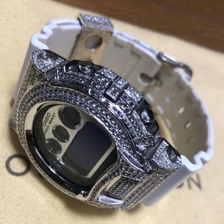 ジーショック(G-SHOCK)のシルバーカスタム　Gショック(腕時計(デジタル))