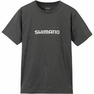 シマノ(SHIMANO)のシマノ　ドライロゴTシャツ　ショートスリーブ　SH-021W チャコール(ウエア)