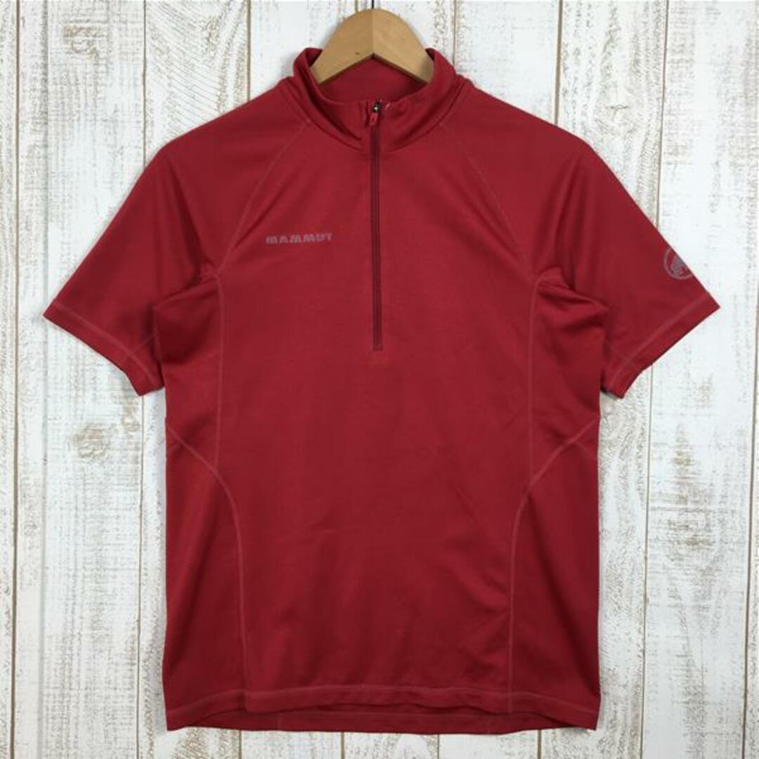 Mammut(マムート)のMENs S  マムート MTR 141 ジップ Tシャツ アジアンフィット MTR 141 Zip T-Shirts AF MAMMUT 1041-05810 レッド系 メンズのメンズ その他(その他)の商品写真