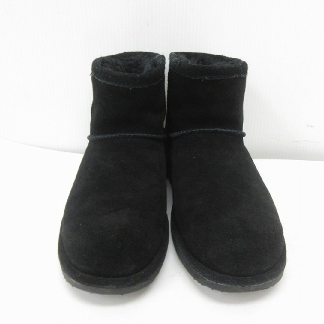 EMU(エミュー)のエミュー ムートンブーツ シューズ スエード ブラック 黒 23cm ■122 レディースの靴/シューズ(ブーツ)の商品写真
