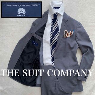 スーツカンパニー(THE SUIT COMPANY)のSUIT COMPANY×KOMATSU 千鳥格子L〜XL位 ストレッチ・洗濯可(セットアップ)