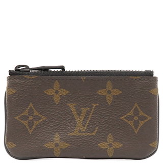 ルイヴィトン(LOUIS VUITTON)のルイヴィトン LOUIS VUITTON コインケース ポシェットクレ ソーラーレイ モノグラムキャンバス モノグラム×オレンジ ブラック金具 ヴァージル アブロー 茶  M44487  TA0149【中古】(コインケース/小銭入れ)