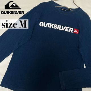 QUIKSILVER - QUIKSILVER Tシャツ ロンT ロゴ 長袖 ロングスリーブ 丸首 綿