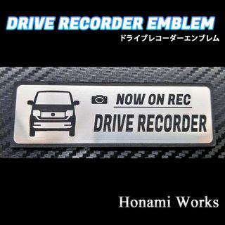 ホンダ(ホンダ)の前モデル N-WGN カスタム ドライブレコーダー エンブレム ステッカー(車外アクセサリ)