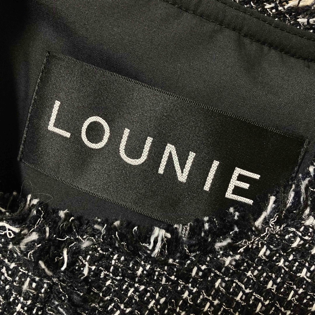 LOUNIE(ルーニィ)のLOUNIE （ルーニー） ツイードジレ レディースのトップス(ベスト/ジレ)の商品写真