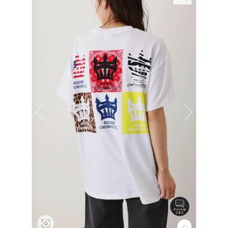 ロデオクラウンズワイドボウル(RODEO CROWNS WIDE BOWL)の新品未使用タグ付きロデオクラウンズワイドボウル WEB限定 Tシャツ(Tシャツ(半袖/袖なし))