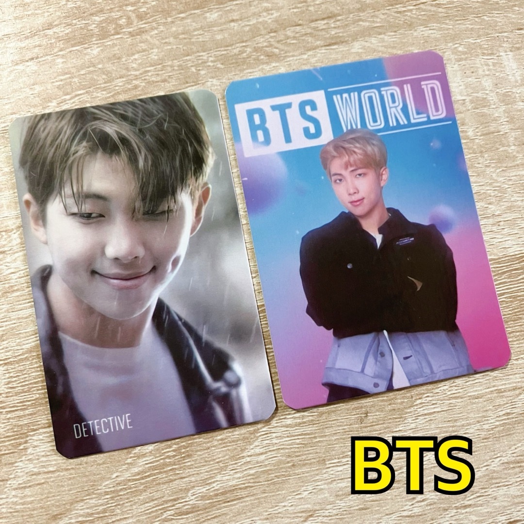 BTS WORLD OST特典 LE 限定版 付属トレカ 2枚セット ナム エンタメ/ホビーのタレントグッズ(アイドルグッズ)の商品写真