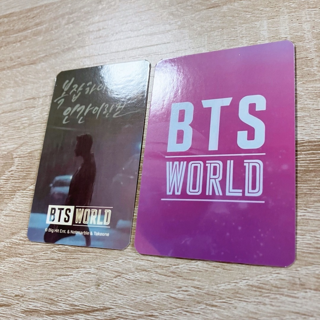 BTS WORLD OST特典 LE 限定版 付属トレカ 2枚セット ナム エンタメ/ホビーのタレントグッズ(アイドルグッズ)の商品写真