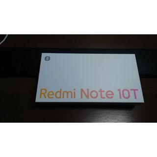 シャオミ(Xiaomi)のXiaomi スマートフォン REDMI NOTE 10T アジュールブラック(スマートフォン本体)